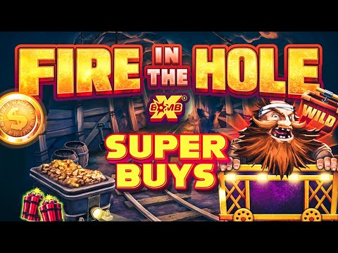 *SUPER BONUS BUYS* FIRE IN THE HOLE BUT CAN WE GET A BIG WIN? 🎰🎰