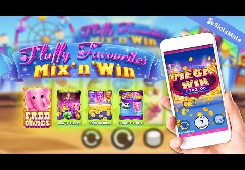 🧸 MEGA WIN During Free Spins | Fluffy Favourites Mix n Win [SLOT] 🎰