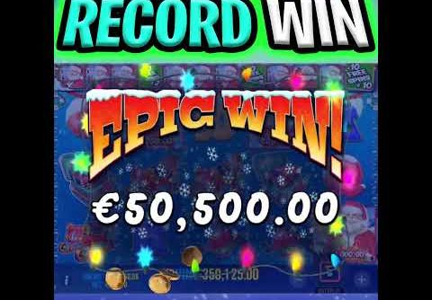 BIGGEST RECORD SLOT WIN EVER 🤑 BIG BASS BONANZA MAX LEVEL EPIC FISH OMG‼️