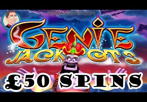 Genie Jackpots Slot Machine £50 Spins – Bookies JACKPOTS