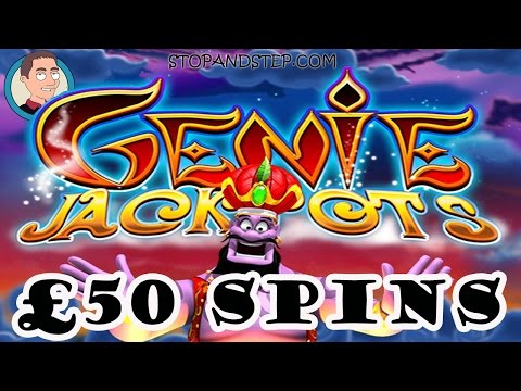 Genie Jackpots Slot Machine £50 Spins – Bookies JACKPOTS
