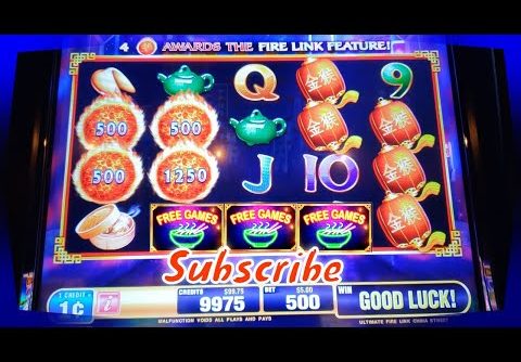 Ultimate FIRE link slot machines CHINA STREET 🔥🔥🔥🔥