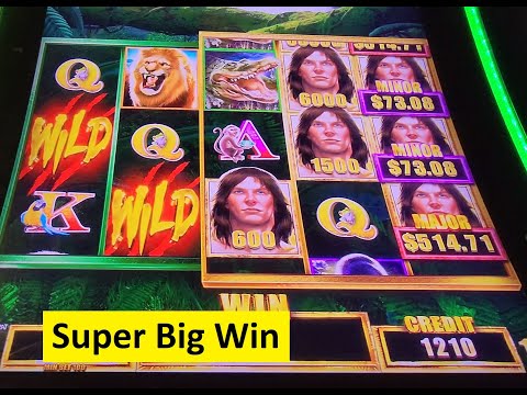 Super Big Win!! Tarzan Grand Slot! Aristocrat