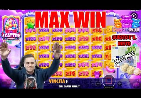 Max Win ⁉️ alla SUGAR RUSH 🍬 by Ansoslot Record Italia 🇮🇹 | 🎰 COBRA SLOT E CASINO’ ONLINE
