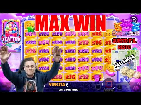 Max Win ⁉️ alla SUGAR RUSH 🍬 by Ansoslot Record Italia 🇮🇹 | 🎰 COBRA SLOT E CASINO’ ONLINE