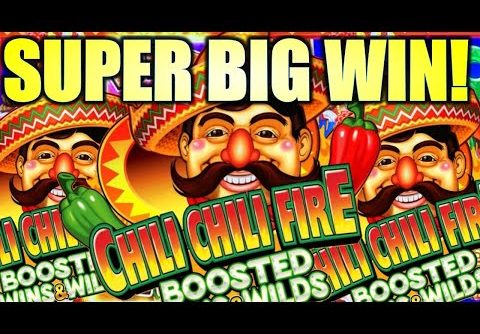 SUPER BIG WIN! THESE CHILIS WERE ON FIRE!!! 🌶 CHILI CHILI FIRE BOOSTED WINS & WILDS! (Konami Gaming)