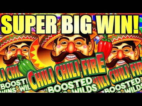 SUPER BIG WIN! THESE CHILIS WERE ON FIRE!!! 🌶 CHILI CHILI FIRE BOOSTED WINS & WILDS! (Konami Gaming)