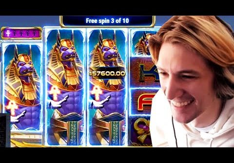 XQC GETS THE BIGGEST ANKH OF ANUBIS SLOT WINS OF HIS LIFE!