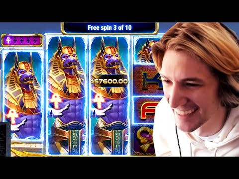 XQC GETS THE BIGGEST ANKH OF ANUBIS SLOT WINS OF HIS LIFE!