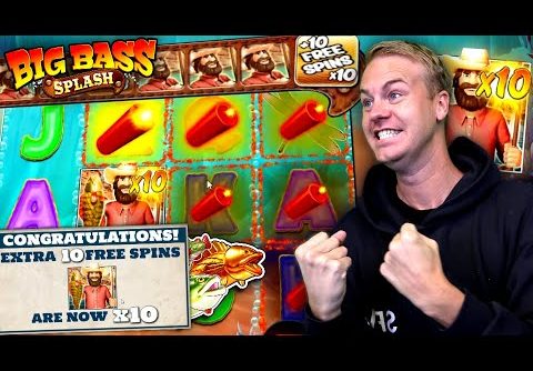 MAX LEVEL BONUS WINS on Big Bass Splash Slot!