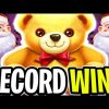 RECORD BIG WIN 🔥 SANTA’S WONDERLAND MAX BET SLOT 🤑 OMG BEST BONUS BUY EVER‼️