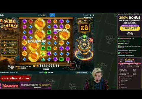 TOP RECORD WINS OF THE WEEK $706.500.00 AMAZING BIG WIN ON GEMS BONANZA SLOT