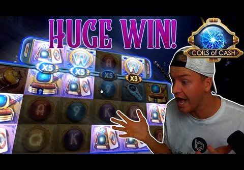 Huge Win on Coils of Cash Slot!