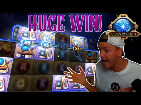 Huge Win on Coils of Cash Slot!