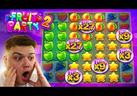 SENSATIONAL STACK GLITCH On FRUIT PARTY 2 PAYS HUGE (BONUS BUYS)