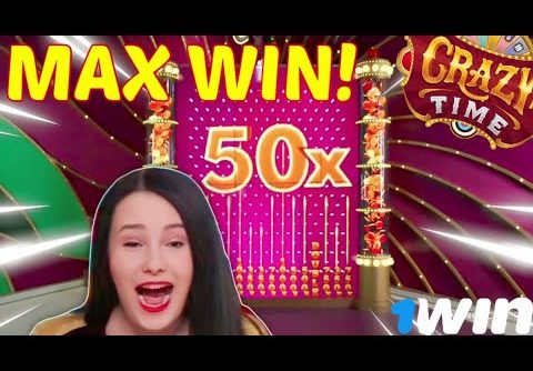 Top 5 big wins on Crazy Time | Pachinko 50X Top Slot 💸