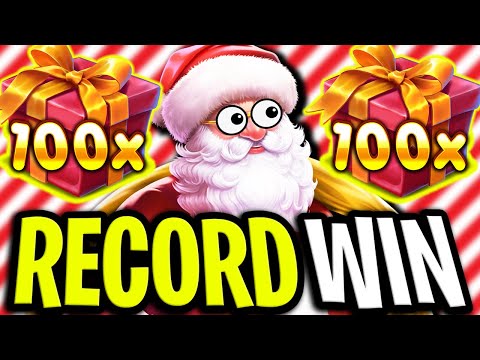 RECORD BIG WIN 🔥 SANTA’S GREAT GIFT SLOT 🤑 €25.000 SUPER BONUS BUY DID IT‼️