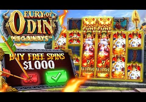 MY BIGGEST WIN YET ON NEW FURY OF ODIN SLOT!!