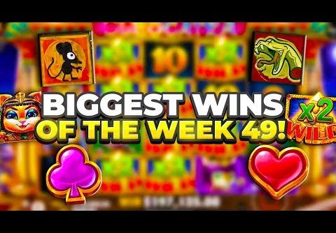 TOP 5 BIGGEST WINS OF THE WEEK 49 || INSANE $1,468,215 WIN ON BOOK OF TIME!!