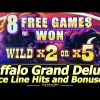 Winning on Buffalo Grand Deluxe with Nice Line Hits and Free Games Bonuses at Yaamava!