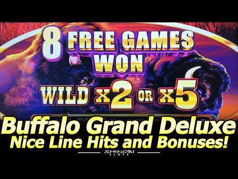 Winning on Buffalo Grand Deluxe with Nice Line Hits and Free Games Bonuses at Yaamava!