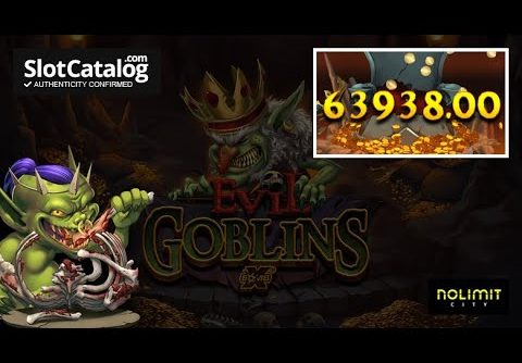 Mega Win. Evil Goblins slot from NoLimit City