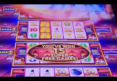 Many Super Games for the Big Win!! Wicked Winnings II Wonder 4 Tower