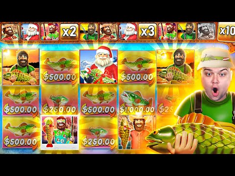 THE MOST INSANE BIG BASS VIDEO EVER.. (ALL BIG BASS SLOTS)