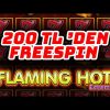 🔥 FLAMİNG HOT EXTREME 🔥 200 ‘DEN FREESPİN 🔥 EGT SLOT OYUNLARI #egt #egtslot #slotizle #slotoyunları