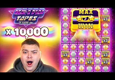 MAX WIN On RETRO TAPES!! (HUGE 10,000X WIN)