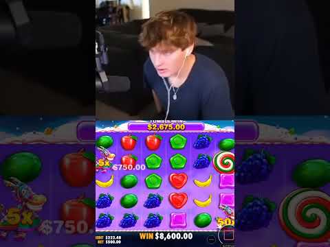 BIGGEST WIN ON INSANE SWEET FIESTA SLOT BONUS BUY… #shorts