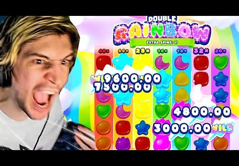 XQC GETS RECORD SLOT WINS ON DOUBLE RAINBOW AFTER THIS SETUP! (MILLIONS)