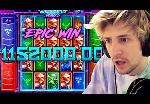 XQC GETS MASSIVE RECORD SLOT WIN ON WARRIOR WAYS! (WTF!)