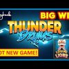 ENHANCED BONUS on Thunder Drums Leaping Lions Slot – BIG WIN!