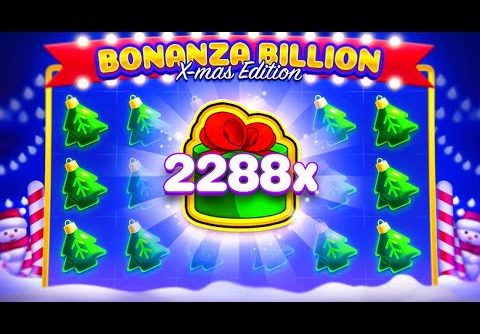 my x2288 RECORD WIN on BILLION BONANZA XMAS! (the BEST XMAS SLOT)