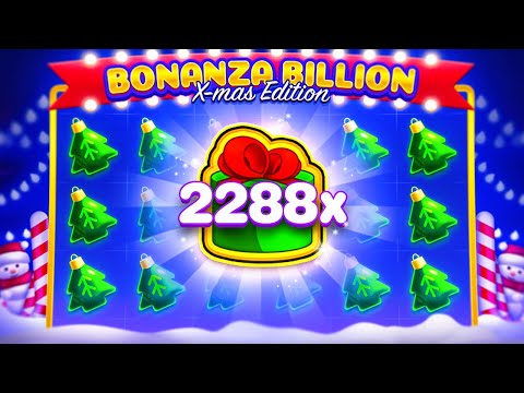 my x2288 RECORD WIN on BILLION BONANZA XMAS! (the BEST XMAS SLOT)