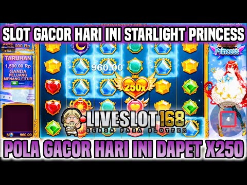 SLOT GACOR HARI INI ✅ UPDATE POLA GACOR PRINCESS HARI INI 🔥 TIPS MODAL RECEH JACKPOT X250‼️