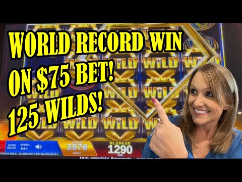 💪🏼World Record Win on Regal Riches on $75 Bet! 125 Maxed Out Wilds! Cosmo LV