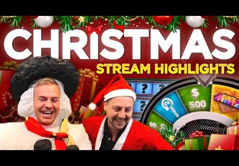 EPIC Christmas Stream Highlights! (Big Wins, Giveaways & More)