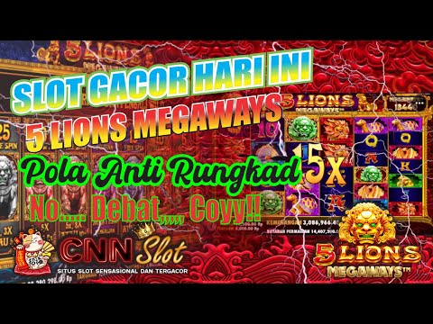 INFO SLOT 5 LIONS | SLOT GACOR HARI INI | 5 LION MEGAWASY PRAGMATIC | BOCORAN SLOT HARI INI