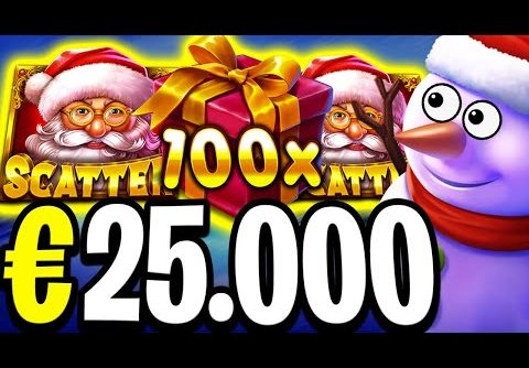 €25.000 BONUS BUY 🤑 SANTA’S GREAT GIFT SLOT 🎁 SUPER FREE SPINS OMG‼️