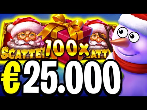 €25.000 BONUS BUY 🤑 SANTA’S GREAT GIFT SLOT 🎁 SUPER FREE SPINS OMG‼️