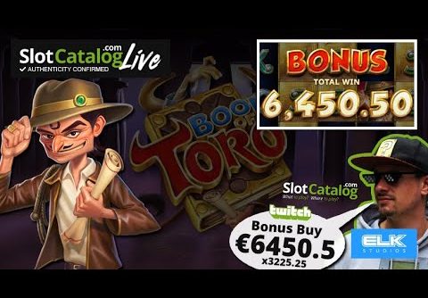 Mega win. Book of Toro slot from ELK Studios