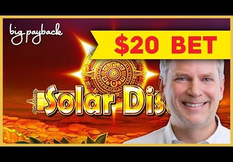 LIVE PLAY BONUS! Solar Disc Slot – HIGH LIMIT ACTION!