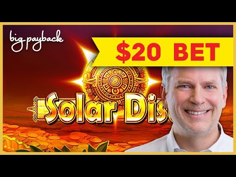 LIVE PLAY BONUS! Solar Disc Slot – HIGH LIMIT ACTION!