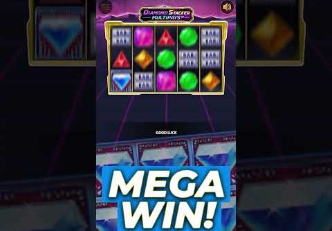 ✨ Mega Win! with the Help of Super Stake Feature in Diamond Staxx Multiplays [SLOT] ✨