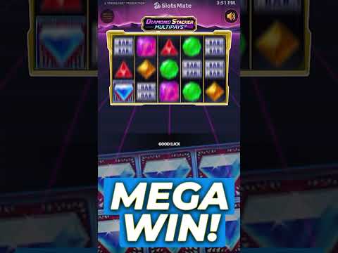 ✨ Mega Win! with the Help of Super Stake Feature in Diamond Staxx Multiplays [SLOT] ✨