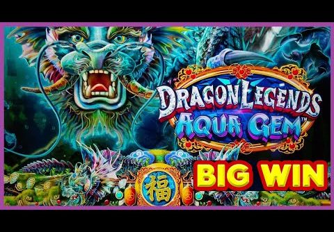 HOT. NEW. SLOT! Dragon Legends Aqua Gem Slot – BIG WIN BONUS!