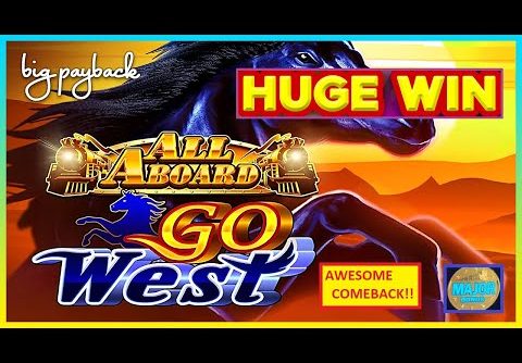Major Coin + HUGE WIN = AWESOME All Aboard Go Slots!