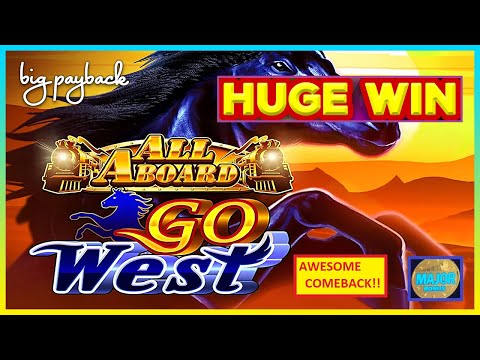 Major Coin + HUGE WIN = AWESOME All Aboard Go Slots!